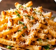 Truffle fries with parmesan