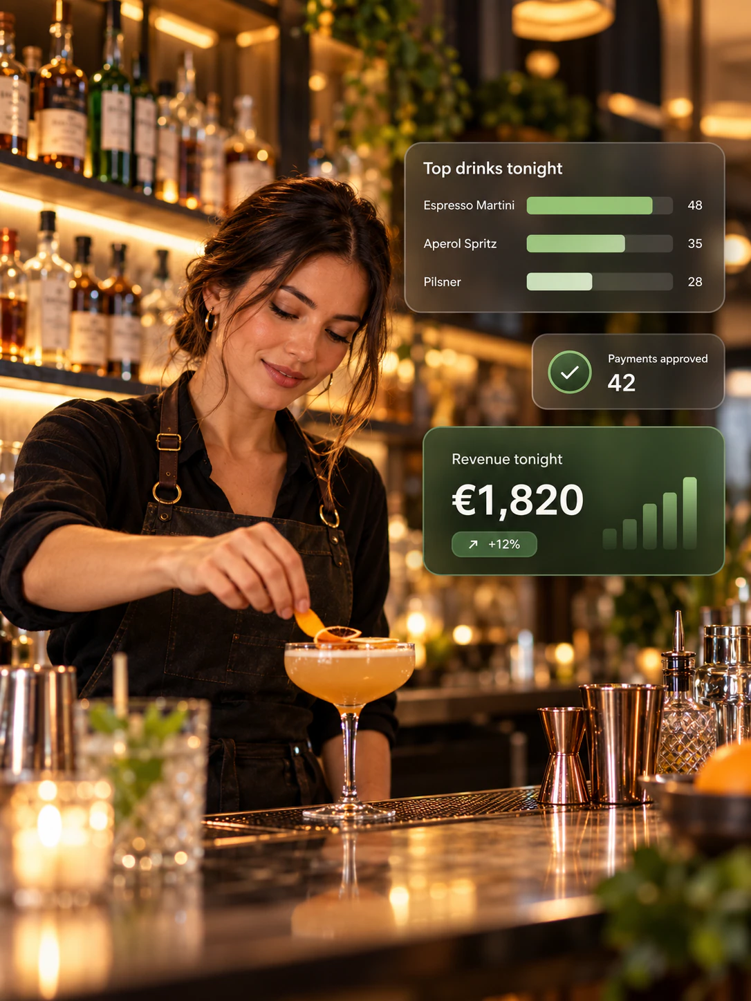 Bar service with Depnos
